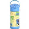 THERMOS FUNTAINER Water Bottle with Straw – 12 Ounce – Kids Stainless Steel Vacuum Insulated Water Bottle with Lid, Hot Wheels(Zootopia 2)