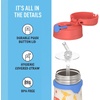 Thermos Baby 10 oz. Stainless Steel Bottle with pop-up straw, Cars(Cars)
