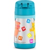 Thermos Baby 10 oz. Stainless Steel Bottle with pop-up straw, Cars(Cocomelon)