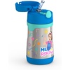 Thermos Baby 10 oz. Stainless Steel Bottle with pop-up straw, Cars(Ms. Rachel)