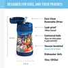 Thermos Baby 10 oz. Stainless Steel Bottle with pop-up straw, Cars(PAW PATROL BOY)