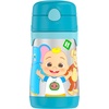 Thermos Baby 10 oz. Stainless Steel Bottle with pop-up straw, Cars(Cocomelon)