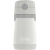 Thermos Baby 10 oz. Stainless Steel Bottle with pop-up straw, Cars(Gray)