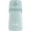 Thermos Baby 10 oz. Stainless Steel Bottle with pop-up straw, Cars(Mint)