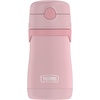 Thermos Baby 10 oz. Stainless Steel Bottle with pop-up straw, Cars(Rose)