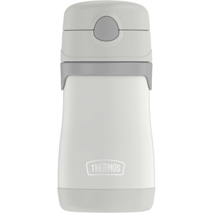 Thermos Baby 10 oz. Stainless Steel Bottle with pop-up straw, Cars(Gray)