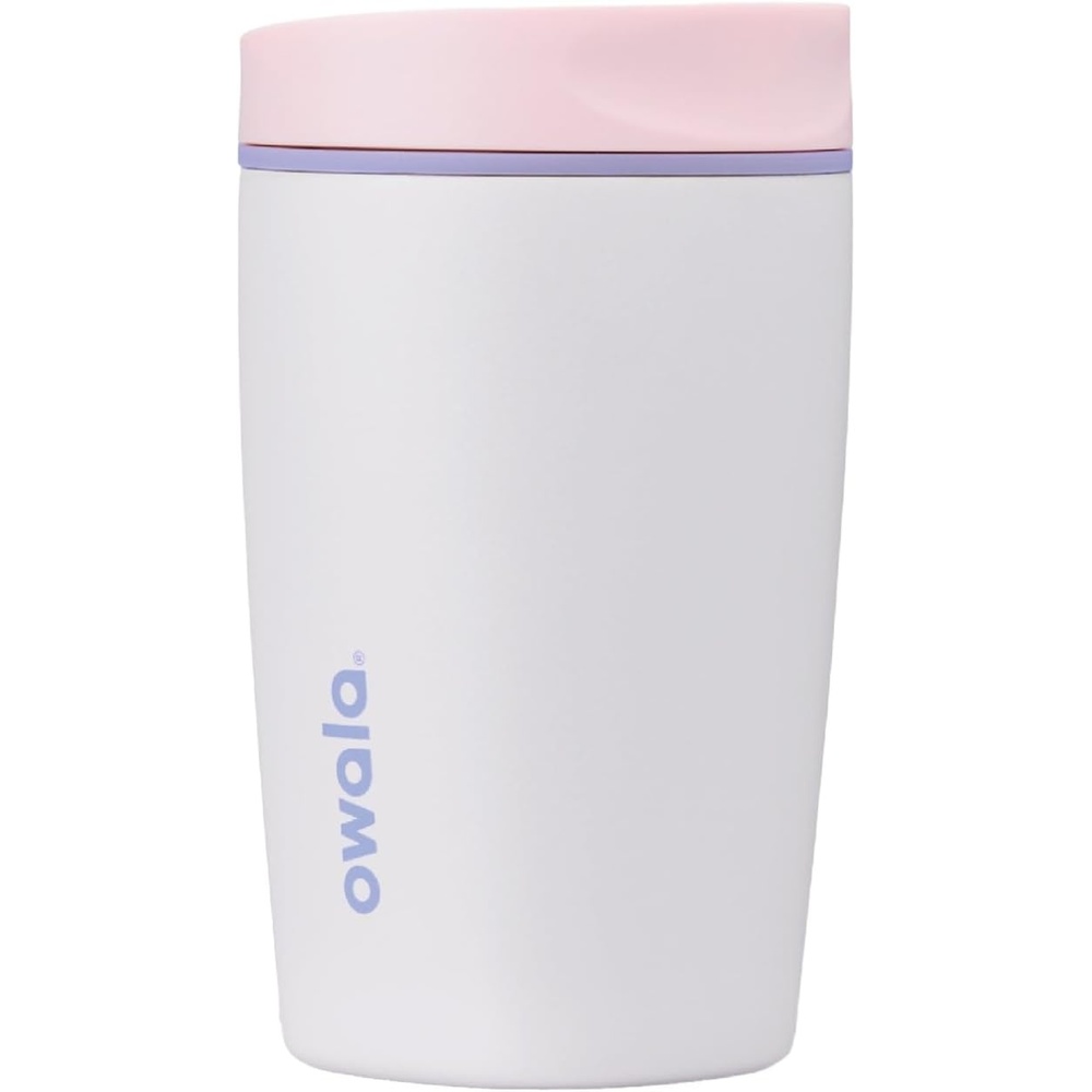 imageOwala SmoothSip Slider CeramicLined Insulated Stainless Steel Coffee Tumbler No Metallic Taste Reusable Travel Mug Hot Iced Coffee Cup BPA Free 20 oz Candy CoatedCandy Coated
