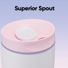 Owala SmoothSip Slider Ceramic-Lined Insulated Stainless Steel Coffee Tumbler, No Metallic Taste Reusable Travel Mug, Hot Iced Coffee Cup, BPA Free 20 oz, Candy Coated(Candy Coated)