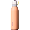Owala FreeSip Twist Insulated Stainless Steel Water Bottle with Straw for Sports and Travel, BPA-Free, 18-oz, Grey/Peach (Peachy Keen)