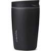 Owala SmoothSip Slider Ceramic-Lined Insulated Stainless Steel Coffee Tumbler, No Metallic Taste Reusable Travel Mug, Hot Iced Coffee Cup, BPA Free 20 oz, Candy Coated(Very  Very Dark)