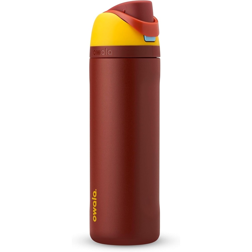 image:imageOwala Star Wars FreeSip Insulated Stainless Steel Water Bottle with Straw for Sports Travel and School BPAFree Sports Water Bottle 32 oz GroGuIron Man