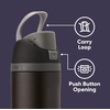Owala Star Wars FreeSip Insulated Stainless Steel Water Bottle with Straw for Sports, Travel, and School BPA-Free Sports Water Bottle, 32 oz, GroGu(Black Panther)