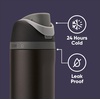 Owala Star Wars FreeSip Insulated Stainless Steel Water Bottle with Straw for Sports, Travel, and School BPA-Free Sports Water Bottle, 32 oz, GroGu(Black Panther)