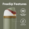 Owala Star Wars FreeSip Insulated Stainless Steel Water Bottle with Straw for Sports, Travel, and School BPA-Free Sports Water Bottle, 32 oz, GroGu(Boba Fett)