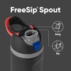 Owala Star Wars FreeSip Insulated Stainless Steel Water Bottle with Straw for Sports, Travel, and School BPA-Free Sports Water Bottle, 32 oz, GroGu(Darth Vader)