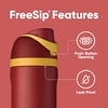 Owala Star Wars FreeSip Insulated Stainless Steel Water Bottle with Straw for Sports, Travel, and School BPA-Free Sports Water Bottle, 32 oz, GroGu(Gryffindor)