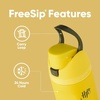 Owala Star Wars FreeSip Insulated Stainless Steel Water Bottle with Straw for Sports, Travel, and School BPA-Free Sports Water Bottle, 32 oz, GroGu(Hufflepuff)