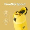 Owala Star Wars FreeSip Insulated Stainless Steel Water Bottle with Straw for Sports, Travel, and School BPA-Free Sports Water Bottle, 32 oz, GroGu(Hufflepuff)