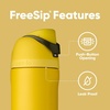 Owala Star Wars FreeSip Insulated Stainless Steel Water Bottle with Straw for Sports, Travel, and School BPA-Free Sports Water Bottle, 32 oz, GroGu(Hufflepuff)