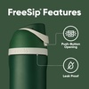 Owala Star Wars FreeSip Insulated Stainless Steel Water Bottle with Straw for Sports, Travel, and School BPA-Free Sports Water Bottle, 32 oz, GroGu(Slytherin)