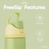 Owala Star Wars FreeSip Insulated Stainless Steel Water Bottle with Straw for Sports, Travel, and School BPA-Free Sports Water Bottle, 32 oz, GroGu(Tiana)